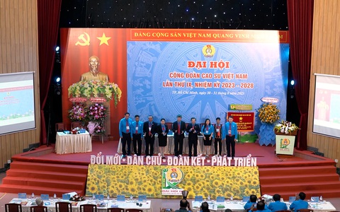 Đại hội Công đoàn Cao su Việt Nam lần thứ IX