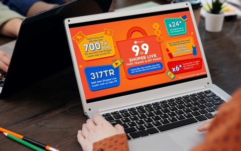 Siêu Sale 9.9: Sản phẩm bán qua livestream trên Shopee tăng gấp 24 lần