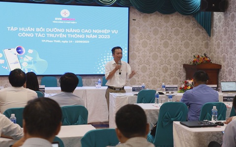 EVNGENCO3 tổ chức tập huấn nghiệp vụ truyền thông