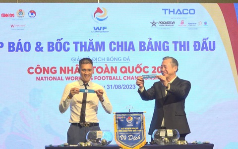 Chi tiết bảng vòng loại giải Bóng đá công nhân toàn quốc 2023