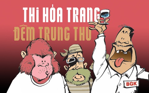 Té ngửa với giải nhất cuộc thi hóa trang Trung thu 2023