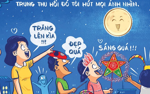 Ông Trăng đêm Trung thu: Xưa và nay