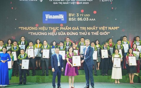 Thương hiệu sữa trị giá 3 tỉ đô được vinh danh top 5 toàn cầu về tính bền vững