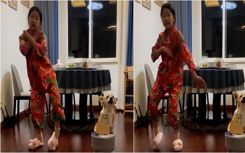 Video hài nhất tuần qua: Chú chó hát cho cô chủ nhảy vũ điệu Làng lá