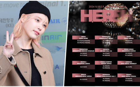 IU công bố lịch trình world tour 2024 ‘HER’