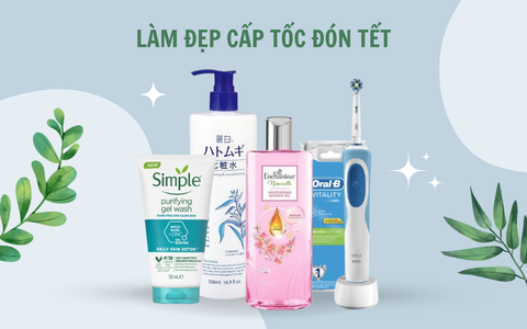 Đón Tết rạng rỡ cùng loạt combo sản phẩm chăm sóc da và cơ thể giá hời