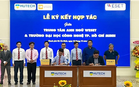 WESET English Center ký kết phối hợp cùng Trường Đại học Công nghệ TP.HCM (HUTECH)