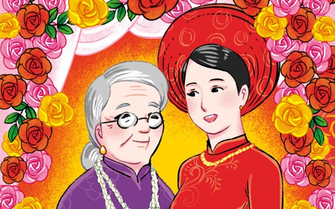 Tết này má có con dâu