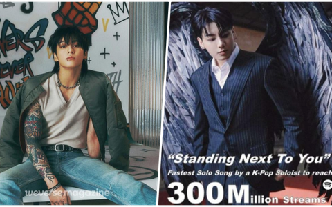 ‘Standing next to you’ của Jungkook (BTS) vượt mốc 300 triệu lượt nghe trên Spotify