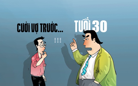 Cưới vợ trước tuổi 30 dễ hay khó