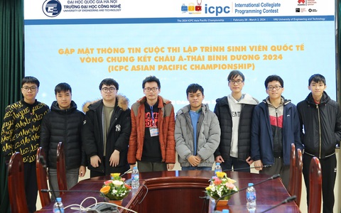 Trường đại học Công nghệ đăng cai tổ chức chung kết ICPC châu Á - Thái Bình Dương