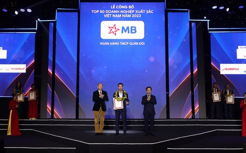 MB vào Top 13 Doanh nghiệp xuất sắc Việt Nam năm 2023