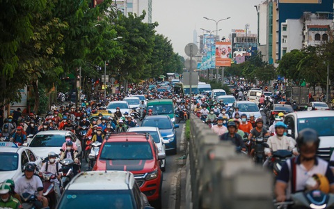 Cả năm 2023, TP.HCM có hơn 4.400 vụ ùn ứ giao thông tại 24 điểm nóng kẹt xe