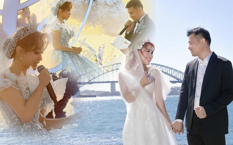 Đám cưới màu mây trời giàu cảm xúc của Vân Hugo