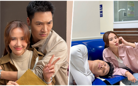 Hé lộ ảnh hậu trường nhí nhố của ‘Chúng ta của 8 năm sau’