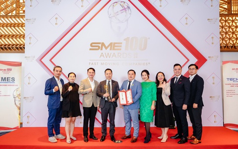 Menas lần thứ 2 liên tiếp được trao giải thưởng SME100
