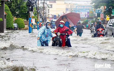 9 tháng đầu năm, toàn TP.HCM có 30 tuyến đường ngập khi mưa
