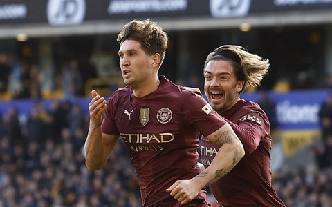 John Stones ghi bàn phút 90+5 giúp Man City giành 3 điểm