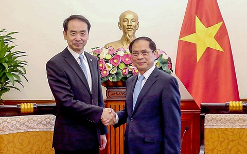 Phó thủ tướng Bùi Thanh Sơn tiếp Đại sứ Trung Quốc, điện đàm với Ngoại trưởng Nhật Bản