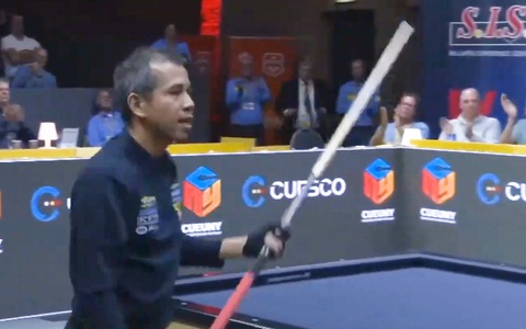Xem Trần Quyết Chiến hạ huyền thoại Caudron, giành chức vô địch World Cup billiards