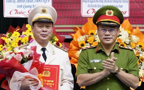 Giám đốc Công an Quảng Nam được thăng hàm thiếu tướng