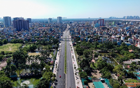 Hà Nội thông xe con đường 1.200 tỉ 'đẹp nhất quận Long Biên'