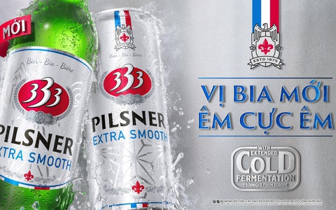 Điều gì tạo nên hương vị êm cho 333 Pilsner mới?