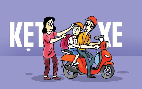 Cả nhà sống lệch múi giờ để tránh kẹt xe
