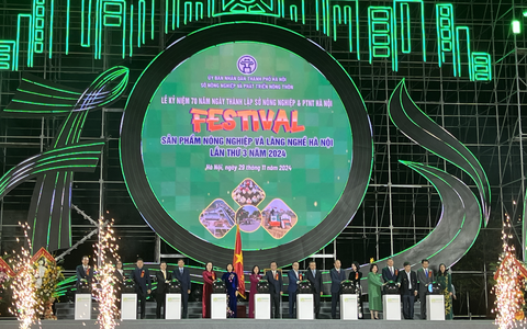 Festival sản phẩm nông nghiệp, làng nghề Hà Nội 2024 đang diễn ra tại khu đô thị Mailand Hanoi City