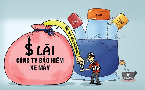 Bảo hiểm xe máy: Thu như nước sông Đà, chi trả như cà phê phin