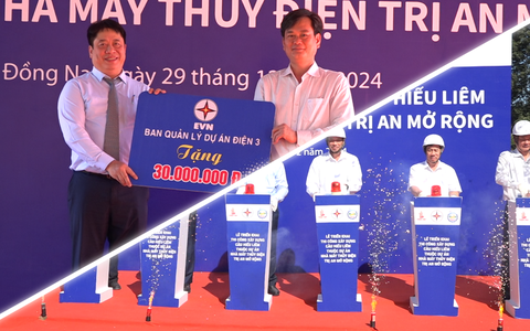 Lễ khởi công cầu Hiếu Liêm, chờ đón nhà máy thủy điện Trị An mở rộng
