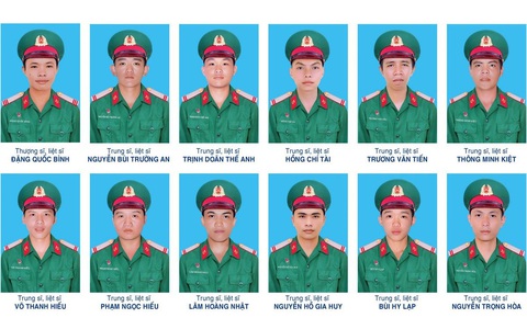 Quân khu 7 tổ chức lễ tang 12 liệt sĩ hy sinh trong diễn tập tác chiến phòng thủ