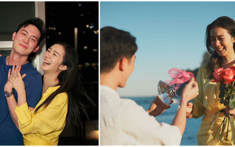 Hoa hậu Hong Kong 2015 cầu hôn bạn trai bằng đồng hồ trị giá gần 700 triệu
