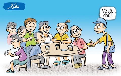 Vé số dạo xưa và nay