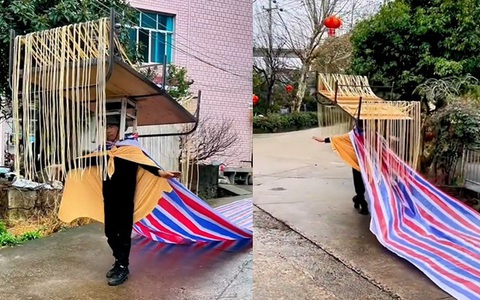Màn cosplay cổ trang theo phong cách cây nhà lá vườn