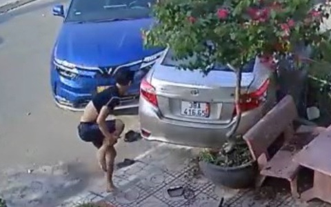 Tạm giữ hình sự nam thanh niên cố ý lái ô tô tông người