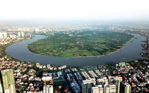 Hạn chế bê tông hóa ở công viên sinh thái Thanh Đa