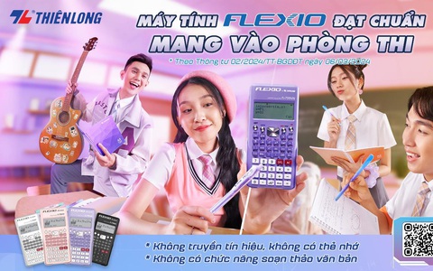 5 loại máy tính Thiên Long Flexio đạt điều kiện mang vào phòng thi