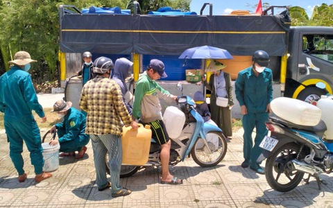 Long An công bố xâm nhập mặn thuộc rủi ro thiên tai cấp độ 4