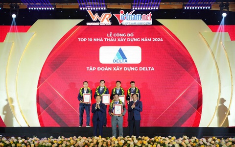 Delta Group tiếp tục vào Top 10 nhà thầu xây dựng năm 2024