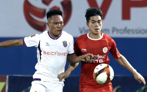 Có 8 cơ hội ghi bàn, nhưng B.Bình Dương và Thể Công - Viettel đều bỏ lỡ