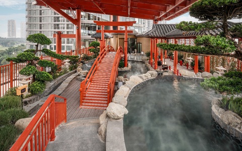 Có gì trong tổ hợp khoáng nóng Mori onsen cách hồ Hoàn Kiếm 14km?