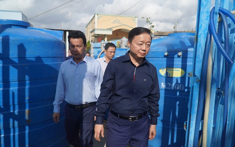 Tiền Giang báo cáo tình hình thiếu nước sinh hoạt phía đông 'chỉ cục bộ một số chỗ'