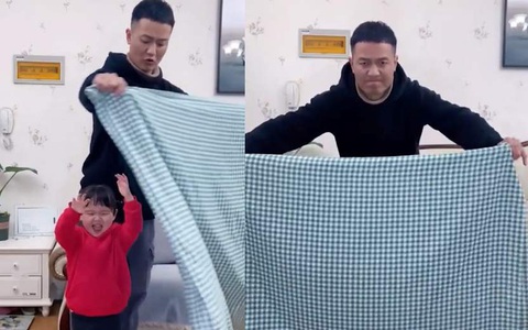 Cười sảng với màn ảo thuật lỗi của hai bố con