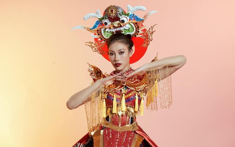 Trang phục lấy cảm hứng từ tò he của Việt Nam đoạt giải đẹp nhất ở Miss & Mister Fitness Supermodel