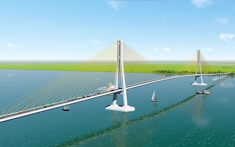 Chính thức lùi tiến độ hoàn thành dự án cầu Đại Ngãi