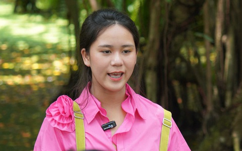 Bella Vũ tham gia thả tê tê, rùa núi về tự nhiên ở Vườn quốc gia Cát Tiên