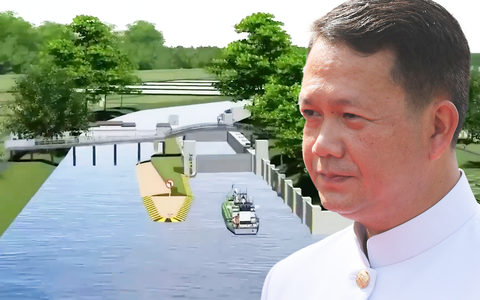 Thủ tướng Hun Manet tiết lộ một nhóm đối lập có âm mưu phá hoại dự án xây kênh đào Phù Nam Techo