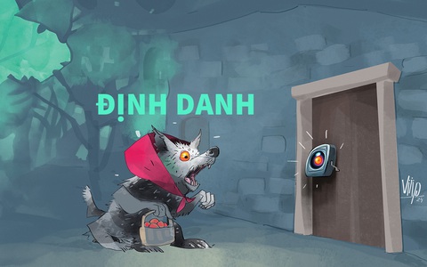 Cô bé quàng khăn đỏ và định danh bằng mống mắt
