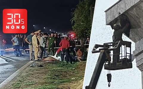 Bản tin 30s nóng: Hai xe máy đối đầu, 4 người tử vong; Bị phá tổ, bầy ong vây đốt người đi đường